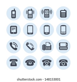 Telephone icons
