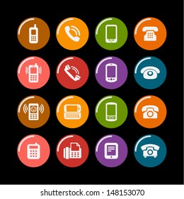 Telephone icons