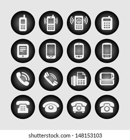 Telephone icons