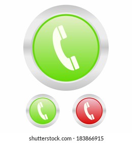 Telephone icons