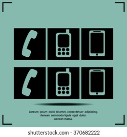 Telephone icons