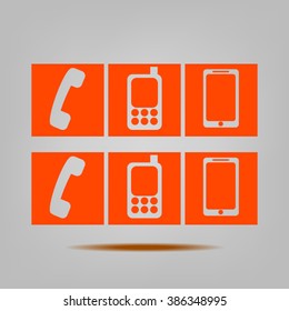 Telephone icons
