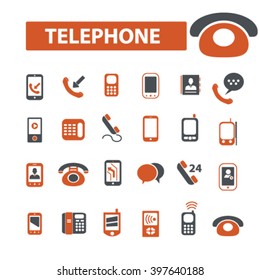 telephone icons
