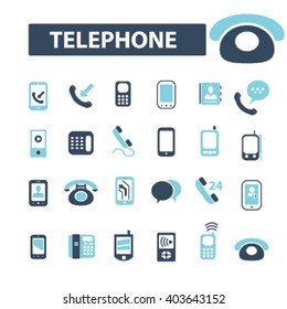 telephone icons

