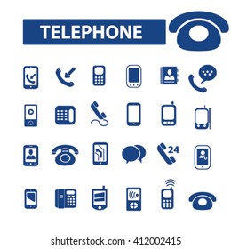 telephone icons
