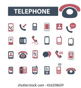 telephone icons
