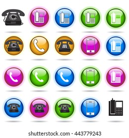 Telephone icons
