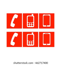Telephone icons