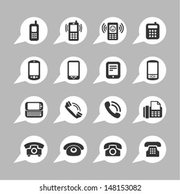 Telephone icons for app