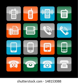 Telephone icons for site