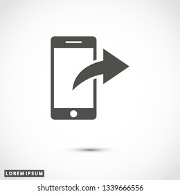 telephone internet vector icon