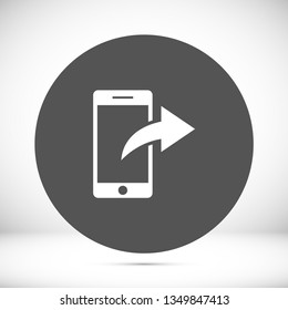 telephone internet vector icon