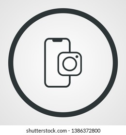 telephone internet vector icon , Lorem ipsum flat design