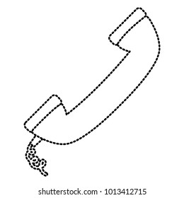 Telephone isolated symbol