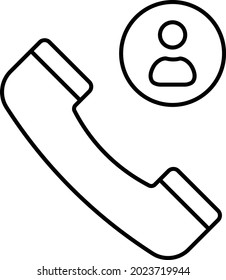 Telefonisches isoliertes Vektorsymbol, das leicht modifiziert oder bearbeitet werden kann

