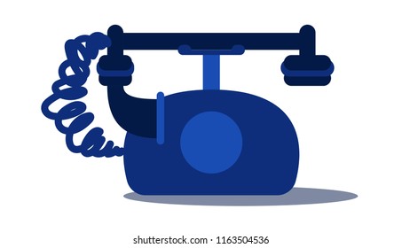 Telephone isolated vector illustration