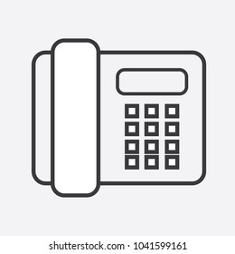 Telephone line icon