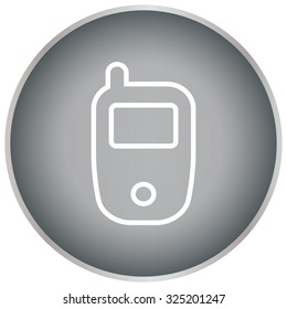 Telephone line icon
