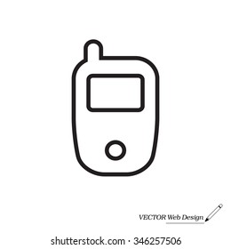 Telephone line icon