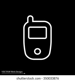 Telephone line icon