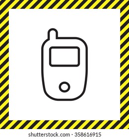 Telephone line icon