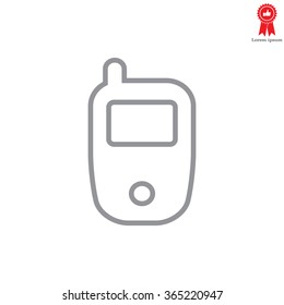 Telephone line icon