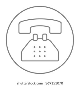 Telephone line icon.
