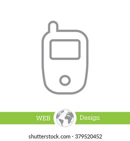 Telephone line icon