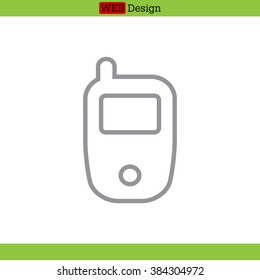 Telephone line icon