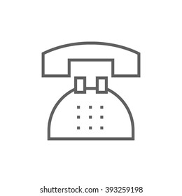Telephone line icon.