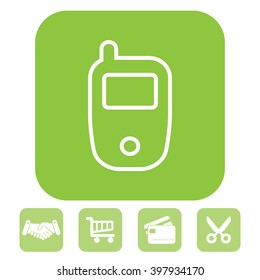 Telephone line icon
