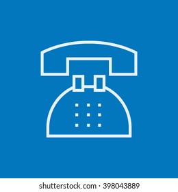 Telephone line icon.