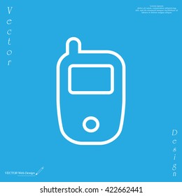 Telephone line icon