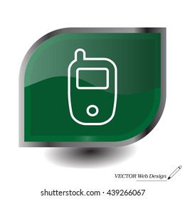Telephone line icon