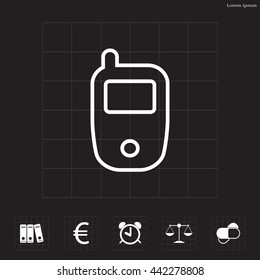 Telephone line icon
