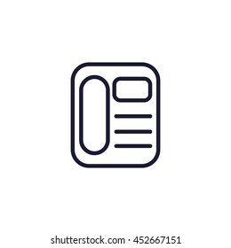 telephone line icon