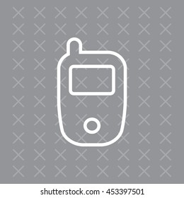 Telephone line icon