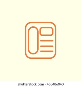 telephone line icon