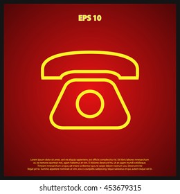 telephone line icon