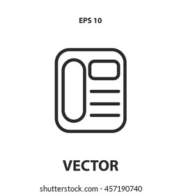 telephone line icon