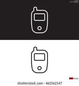 Telephone line icon