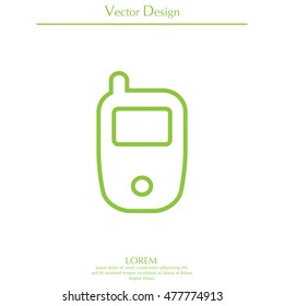 Telephone line icon