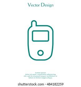 Telephone line icon