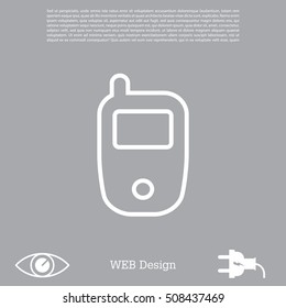 Telephone line icon