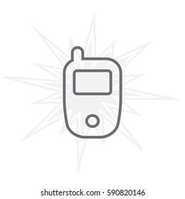 Telephone line icon