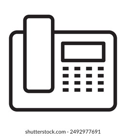 Telephone line icon. vector illustration.