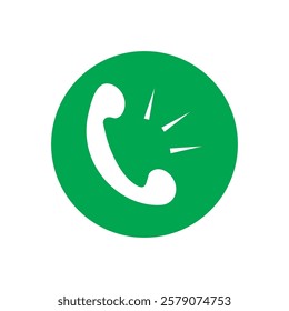 Telephone  logo icon illustration flat