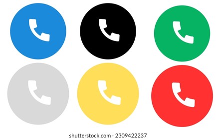 Telephone logo vector design illustration. Modern logos concept