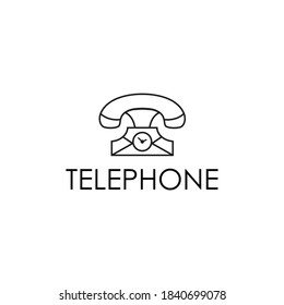 Telephone Logo Vector Symbol Design Templates