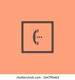telephone mobile vector illustration